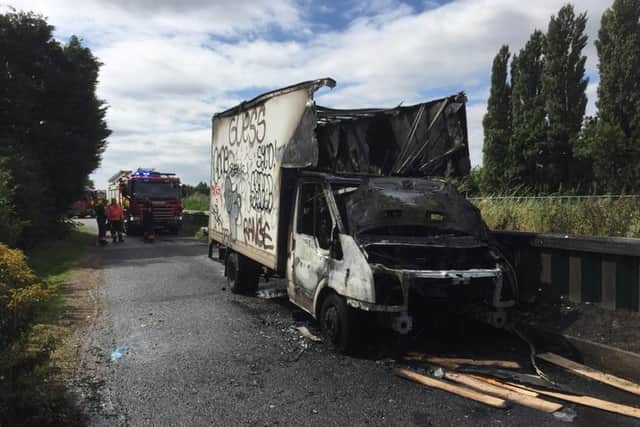 The van fire in Wisbech today ql_xiXC9jGtl7lQauJ5M