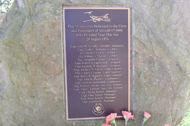 USAF Starlifter crash 40th memorial at Thorney Dyke EMN-160831-081035009