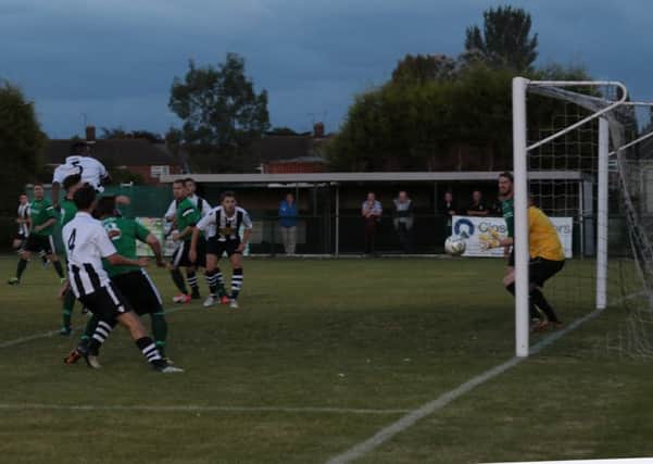 Wilkins Makate scores for Northern Star. Picture: Tim Gates