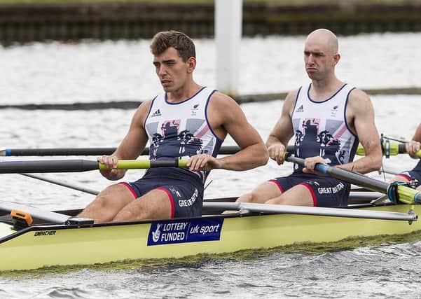 James Fox will be rowing for gold.