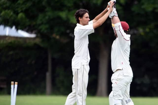 Sam Freedman (left) was among the wickets for March in St Ives.