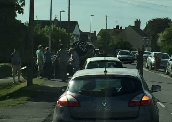 The scene of the crash in Farcet - Photo: Gary Reed