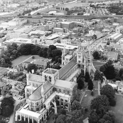 A view of the city taken in 1985