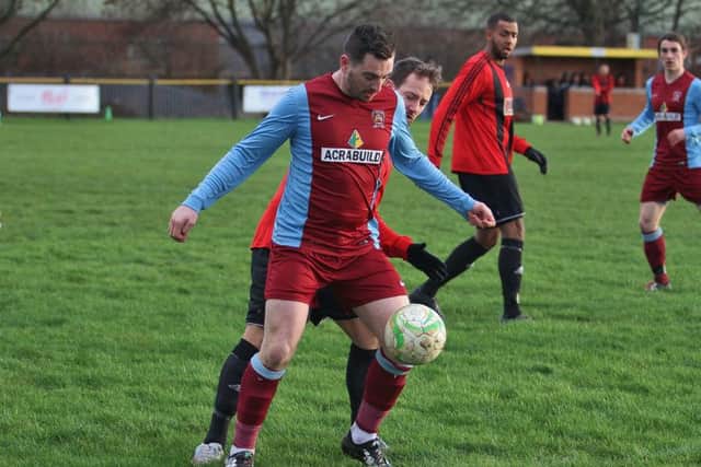 Scott Mooney scored a superb goal for Deeping Rangers against Peterborough Sports.