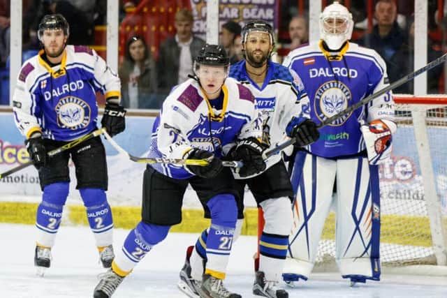 Action from Sunday's 'Ashes' game against MK Lightning. Picture: Tom Scott