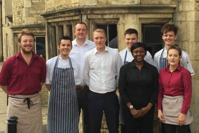 The team at The Bull & Swan in Stamford,  National Finalist For Great British Pub Awards Best Inn Category
