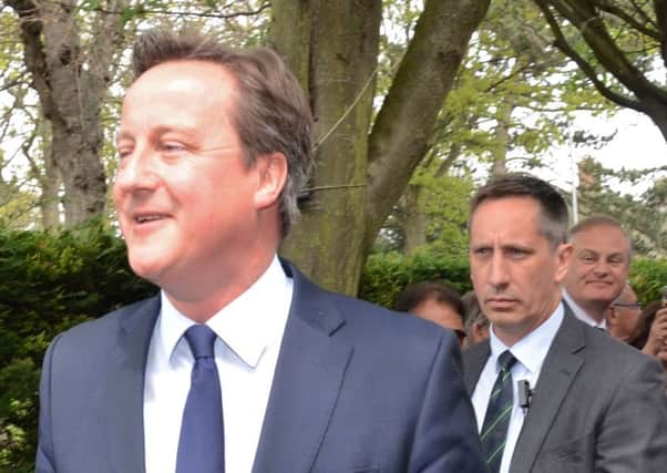 Prime Minister David Cameron at the Peterborough Conservative Club EMN-160605-150948009