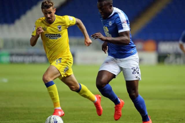 Jerome Binnom-Williams could be called up to play for Posh against Sheffield United. Photo: Joe Dent/theposh.com.