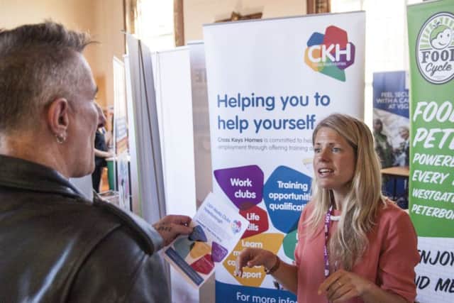 More than 1,000 attended a careers fair in Peterborough.
