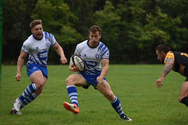 Ryan Morris in possession for the Lions. Picture: Kevin Goodacre
