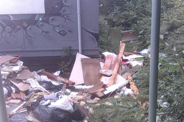 Fly-tipping in Lincoln Road