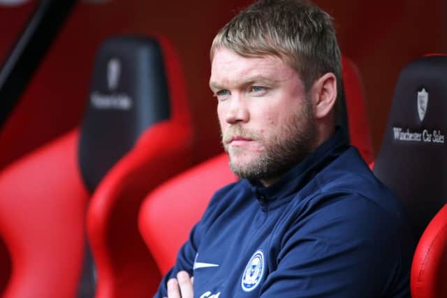 Posh boss Grant McCann. Photo: Joe Dent/theposh.com.