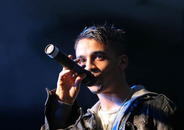 JLS perform at Club Metro in Peterborough at the over 18s show on friday 10th April 2009. Aston Merrygold