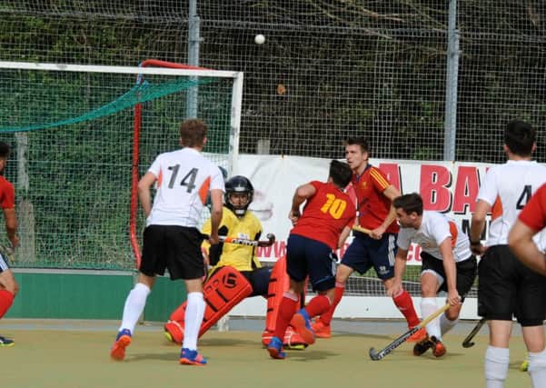 City of Peterborough on the attack during their 5-2 defeat at the hands of St Albans. Photo: Chris Lowndes.
