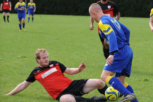 Action from Parkway Eagles v Spalding Town in Division Two of the Peterborough League. Photo: Chris Lowndes.