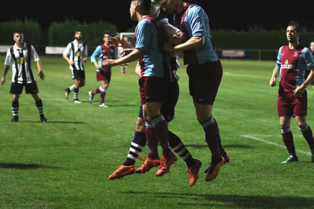 Action from Deeping Rangers' 4-1 win over Peterborough Northern Star. Photo: Tim Gates.
