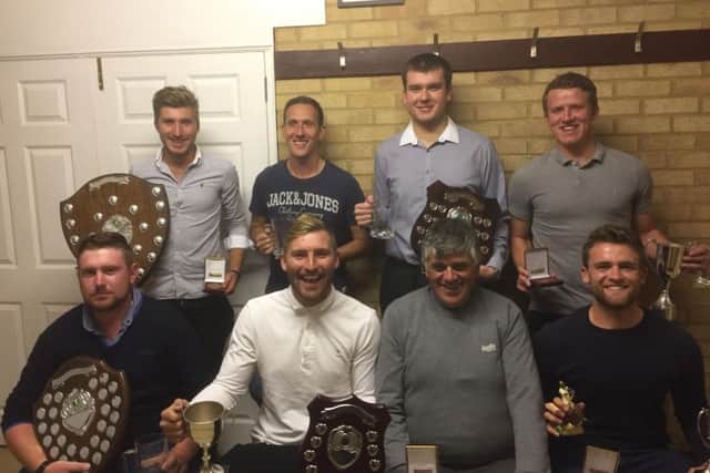 Pictured at the March CC awards night are from the left (back) Brandon Phillips, Simon Bradshaw, Sam Mason, Andrew Wright, (front) Ryan Wright, Tyler Phillips, Keith Coburn and Nathan Oliver.