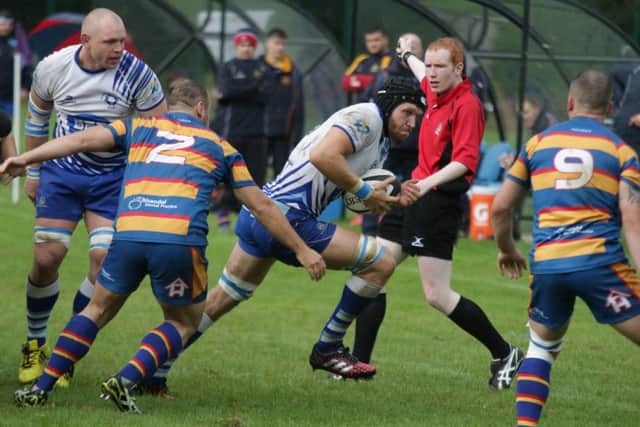 Sam Crooks attacks for the Lions against Old Laurentians. Picture: Mick Sutterby