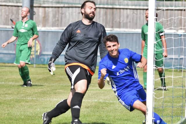 Dan Clements scored the winning goal for Peterborough Sports against Wisbech.
