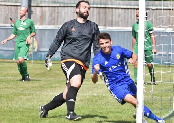 Dan Clements scored the winning goal for Peterborough Sports against Wisbech.