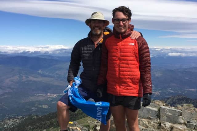 Jim Trevor and son James' charity trek across the Pyrenees
