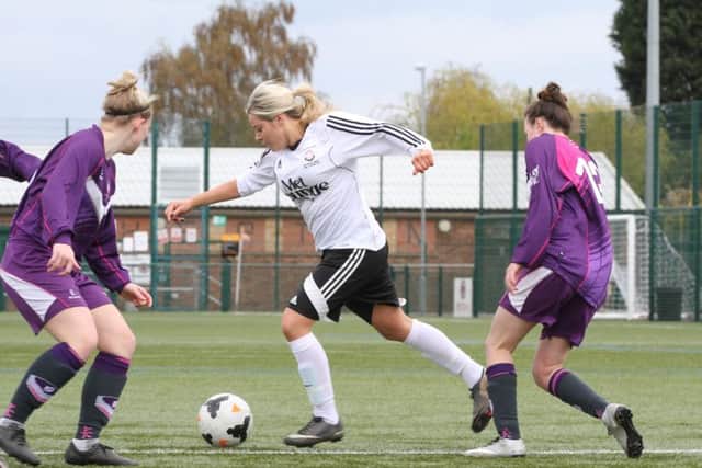 Cassie Steward in action for Peterborough Northern Star.