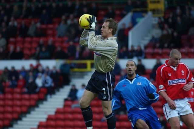 Goalkeeper Bart Griemink signed for Posh 20 years ago this week.