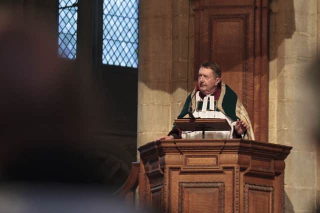 Dean Charles Taylors last service before leaving Peterborough Cathedral.,Cathedral, Peterborough02/10/2016. Picture by Terry Harris / Peterborough Telegraph. EMN-160210-190316009