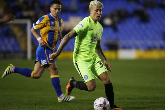 George Moncur faces a fight to get his Posh first-team place back. Photo: Joe Dent/theposh.com.