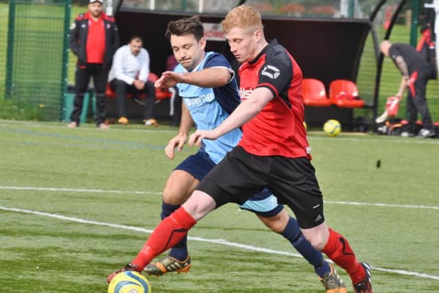 Netherton skipper Herbie Panting in action against Ketton. Photo: David Lowndes.
