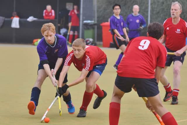 Action from City of Peterborough sevenths' defeat by Cambridge South. Photo: David Lowndes.
