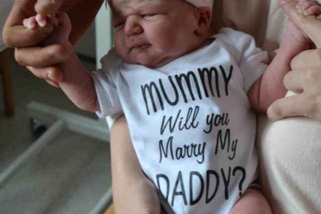 Nevaeh Rose in her special outift