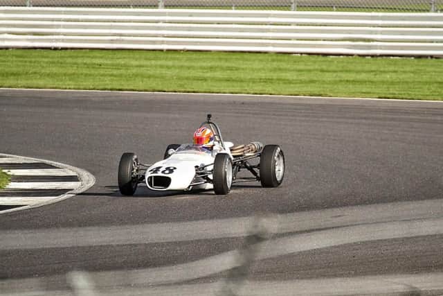 Benn Tilley in action at Silverstone.