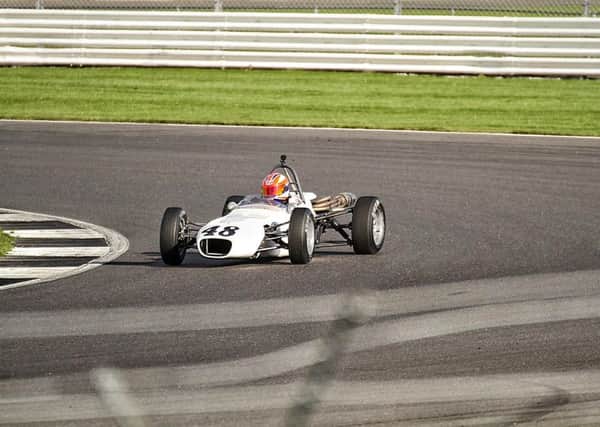 Benn Tilley in action at Silverstone.