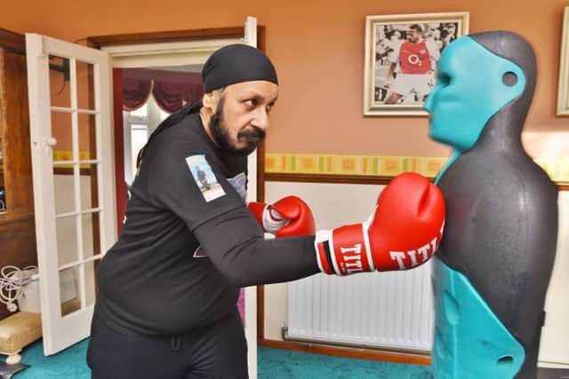 Del Singh training for his climb of Kilimanjaro EMN-161017-232341009