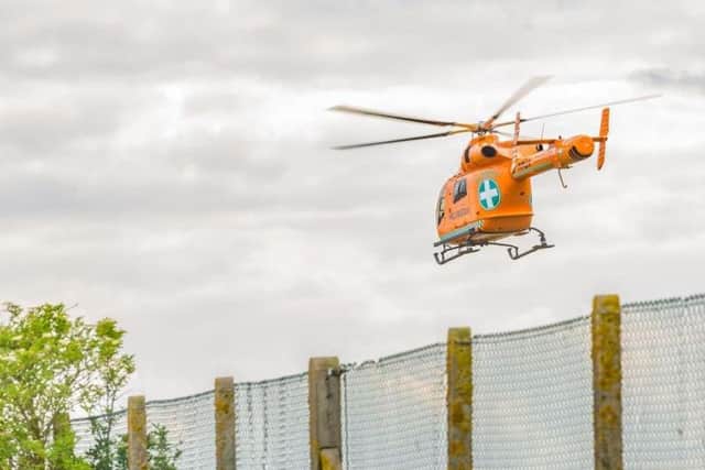 Magpas landing in Peterborough today