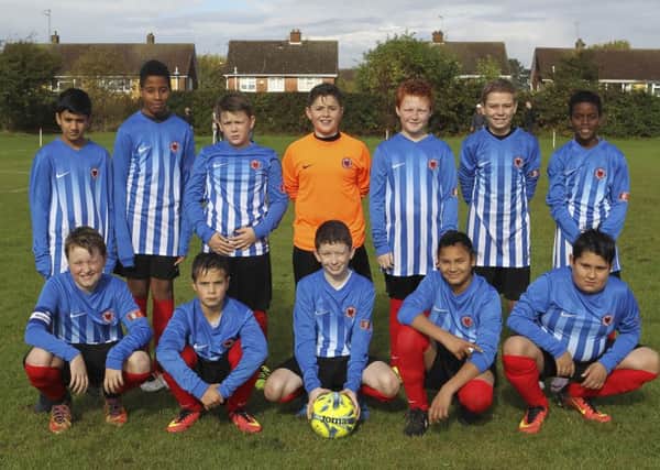 Netherton Vultures Under 12s are pictured before their 4-2 defeat by Park Farm Pumas Blue.