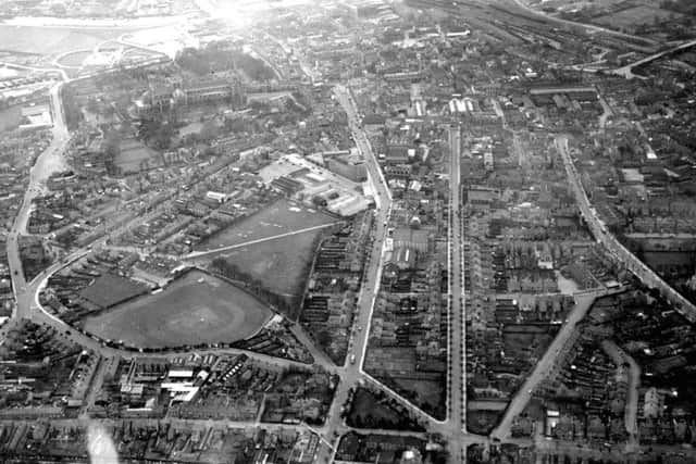 Looking Back city centre aerial