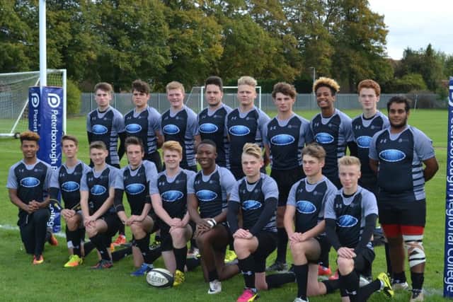 The successful Peterborough Regional College team.