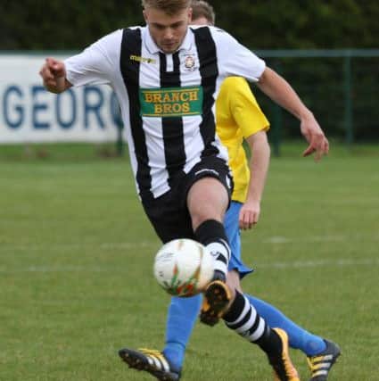 Jake Sansby in possession for Northern Star against Sun Sports. Picture: Tim Gates.