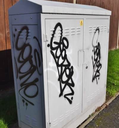 Graffiti around the Orton  Waterville area EMN-161018-180530009