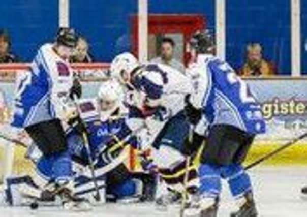 Action from Phantoms 5, Guildford 0. Photo: Tom Scott.