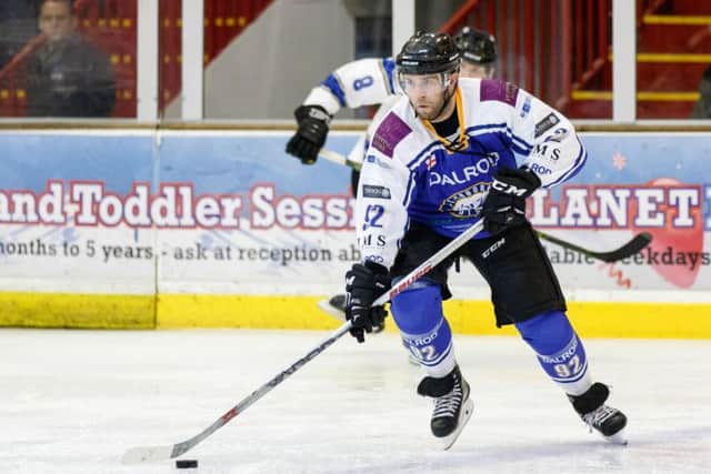 James Archer scored for Phantoms at Bracknell, but then picked up an injury.