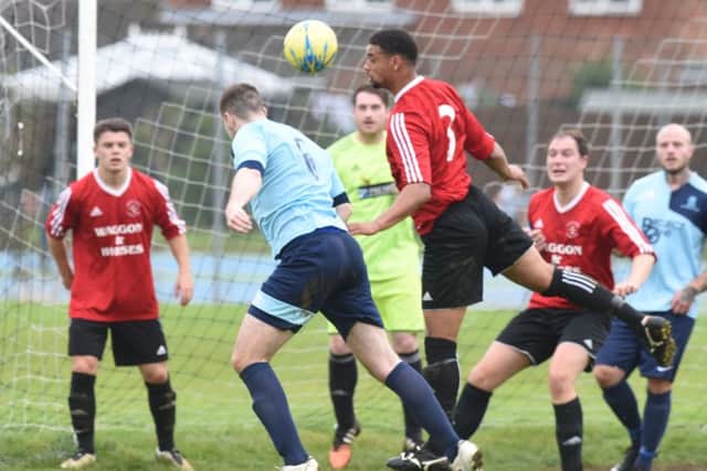 Action from Langtoft's 2-1 win over Ketton. Photo: David Lowndes.