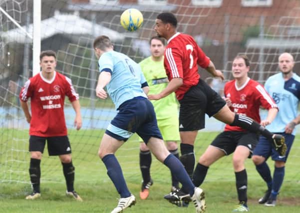 Action from Langtoft's 2-1 win over Ketton. Photo: David Lowndes.