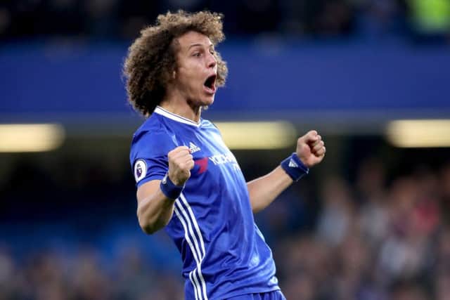 Chelsea defender David Luiz is playing well under Antonio Conte.