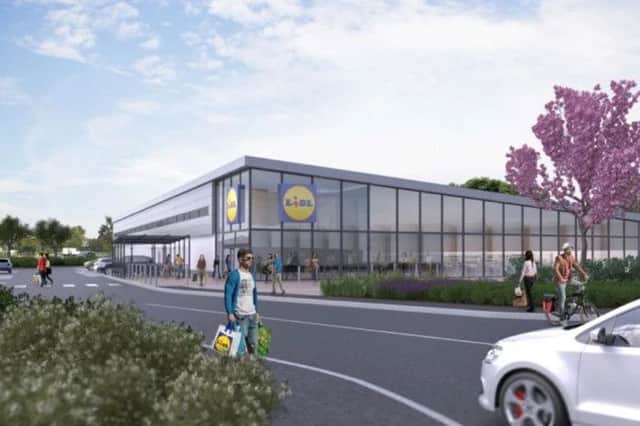 An artist's impression of the new Lidl