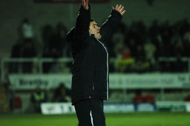 Burton manager Nigel Clough urges his side to an FA Cup victory over Posh.