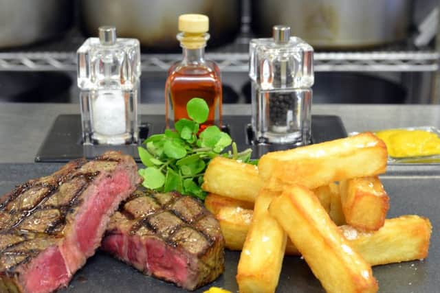 Steak and chips