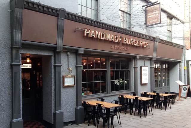 handmade burger Co in Westgate Arcade, Peterborough.